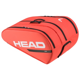 Head Tennis Racketbag Tour Racquet Bag XL (Racket bag, 3 main compartments) 2024 orange 12-pack